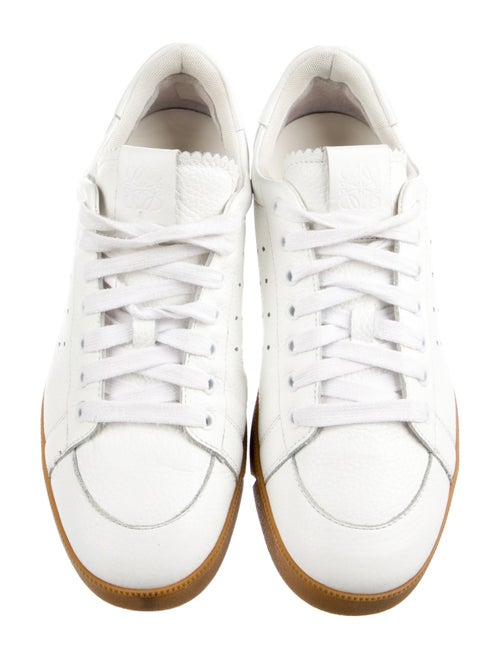 Loewe Leather Lasercut Accents Sneakers