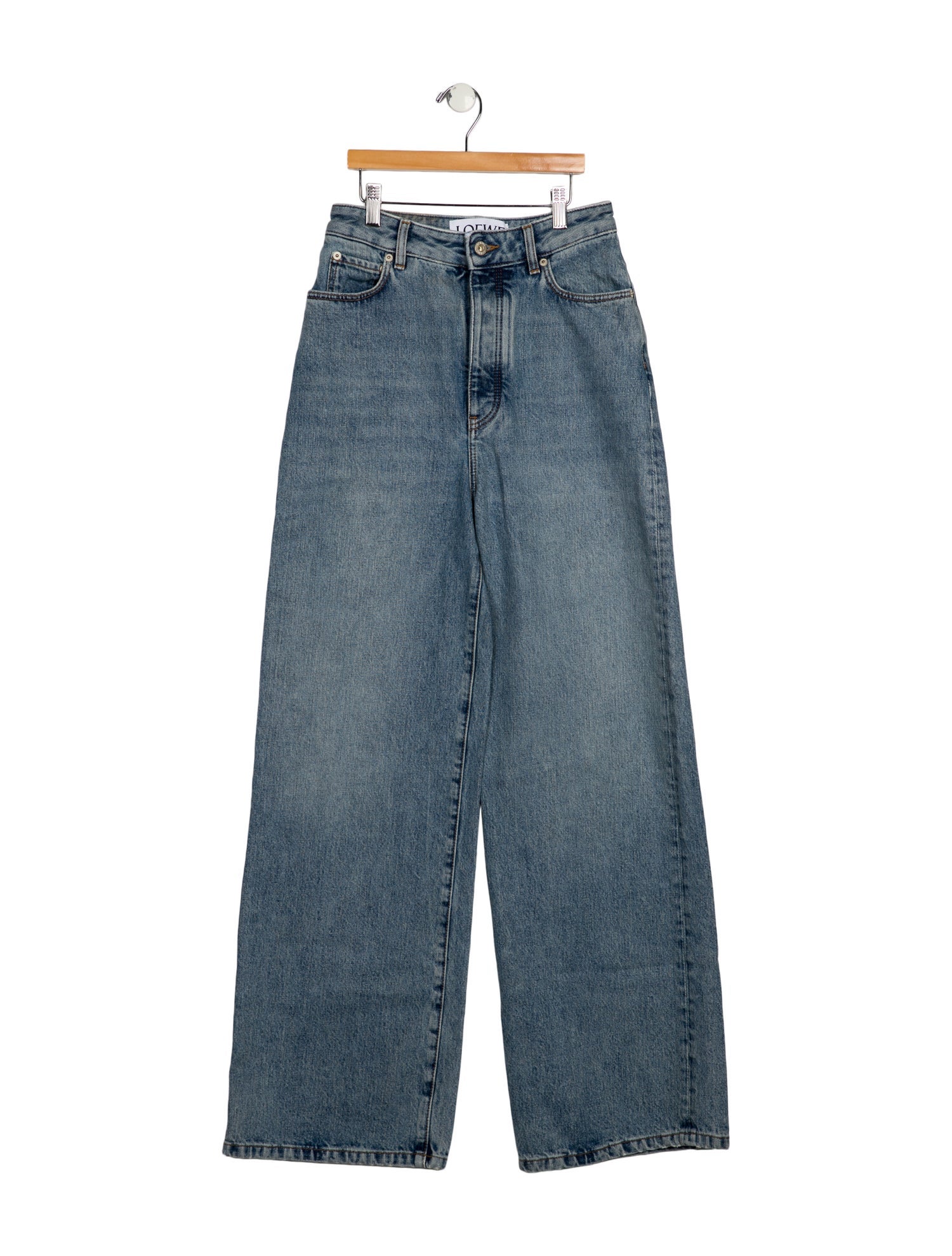 Loewe High-Rise Wide Leg Jeans