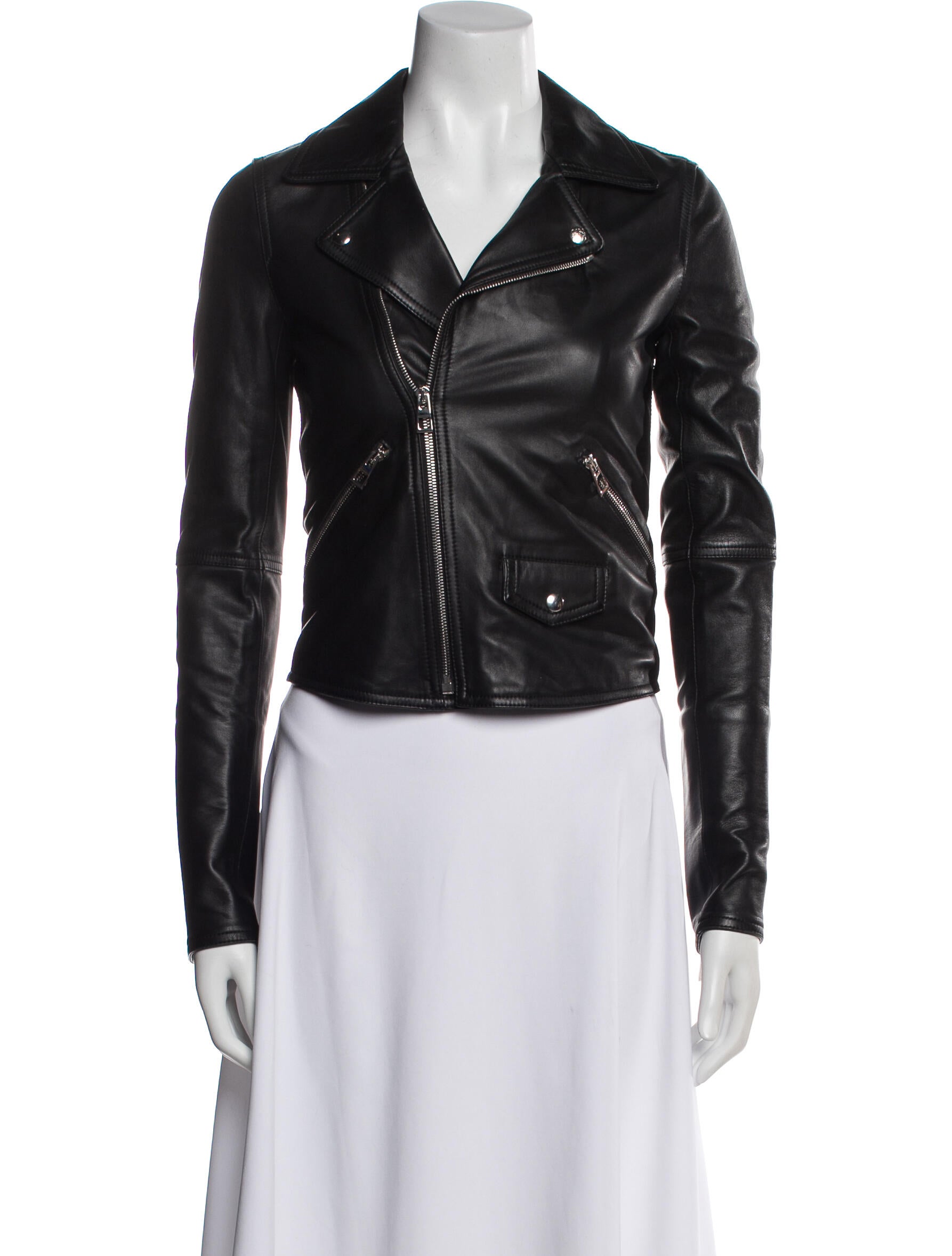 Loewe Leather Biker Jacket