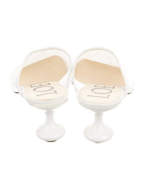 Loewe Sequins Mesh Accents Mules