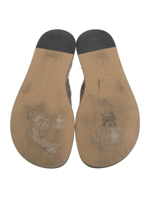 Loewe Leather Slides