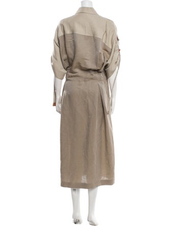 Loewe Linen Long Dress