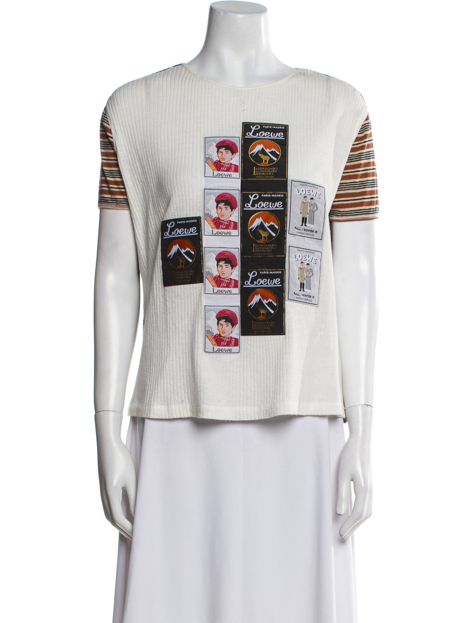Loewe Graphic Print Crew Neck T-Shirt