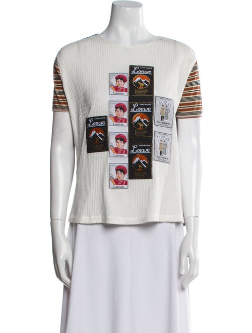 Loewe Graphic Print Crew Neck T-Shirt