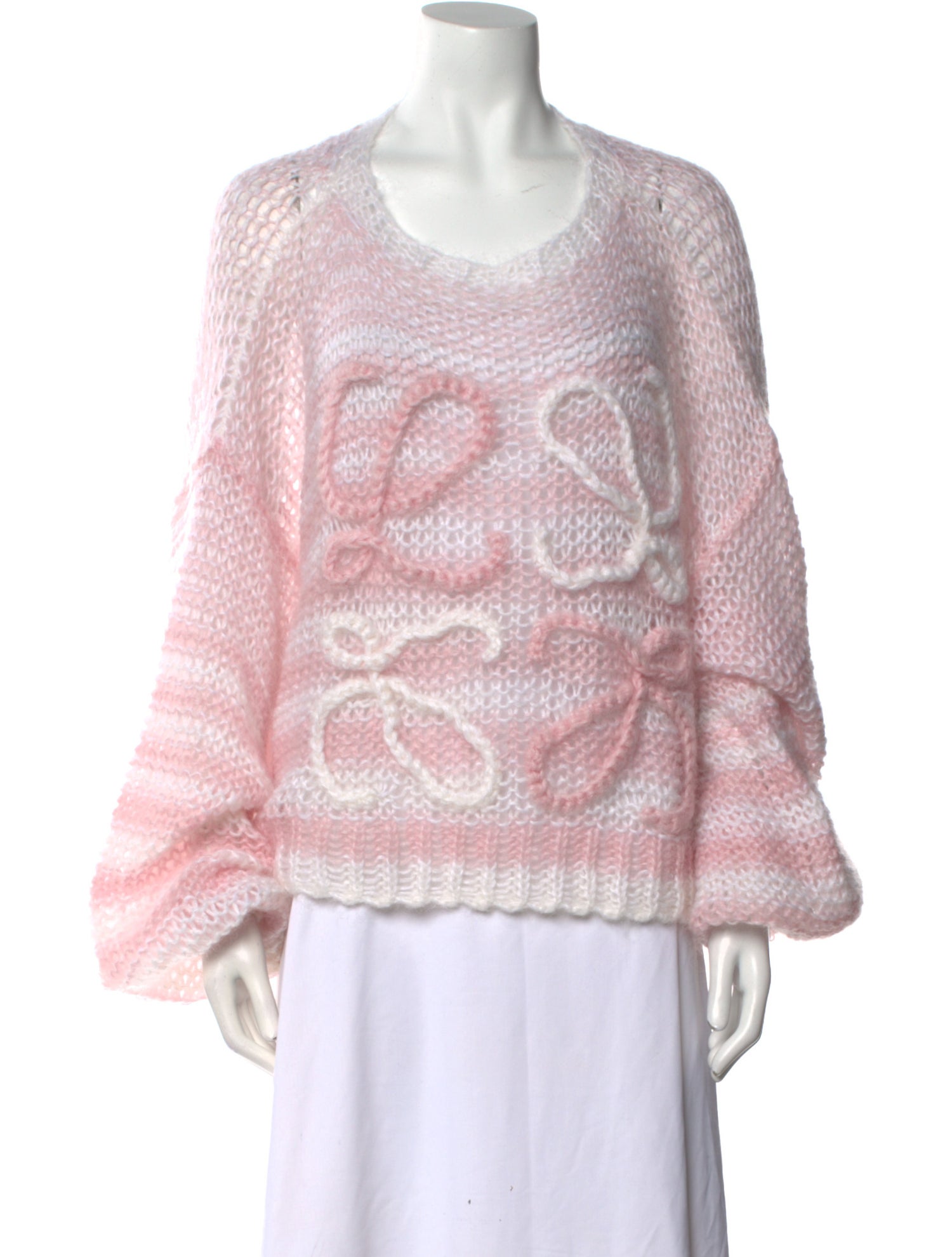 Loewe Mohair Scoop Neck Sweater