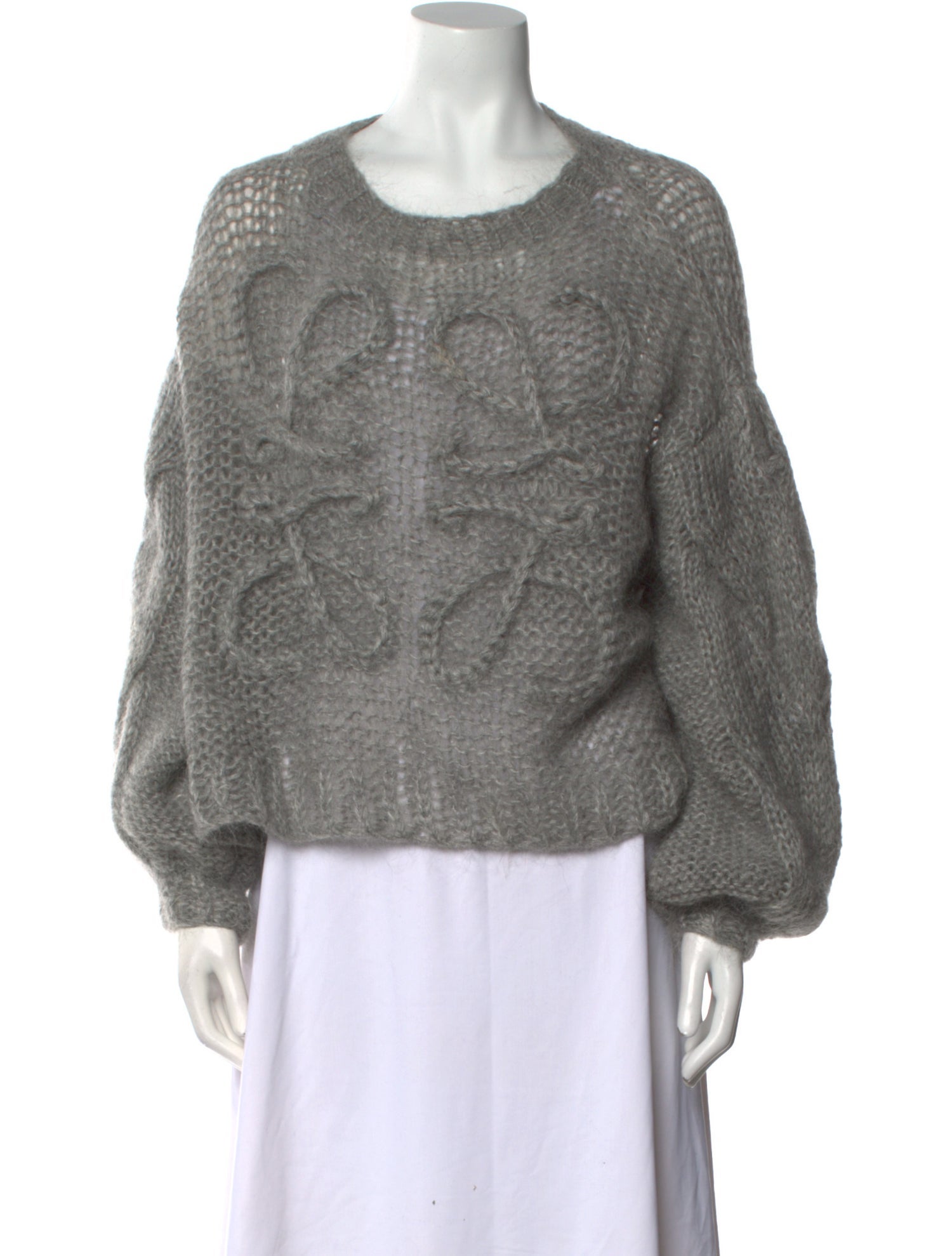 Loewe Mohair Scoop Neck Sweater