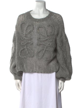 Loewe Mohair Scoop Neck Sweater