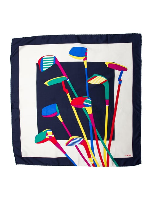 Loewe Silk Printed Scarf