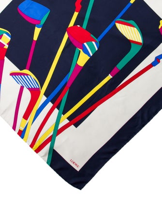 Loewe Silk Printed Scarf