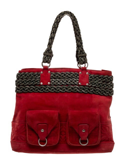 Loewe Suede Top Handle Bag