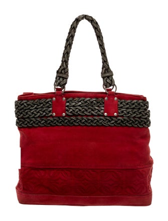 Loewe Suede Top Handle Bag