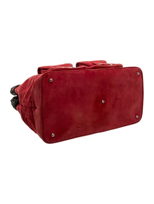 Loewe Suede Top Handle Bag