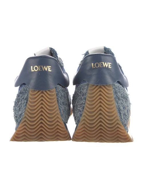 Loewe Nylon Colorblock Pattern Sneakers