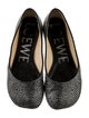 Loewe Suede Crystal Embellishments Flats