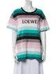 Loewe Striped Crew Neck T-Shirt