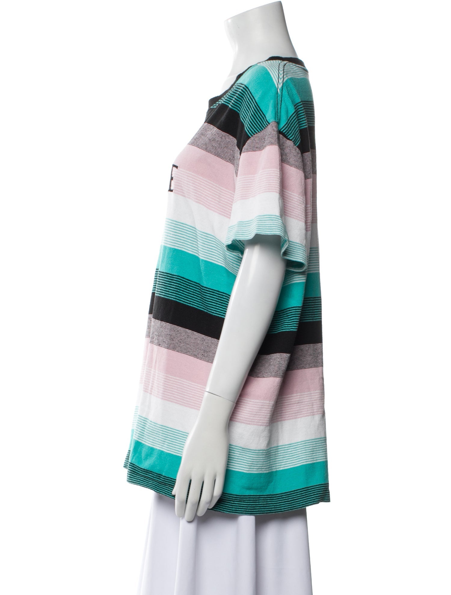 Loewe Striped Crew Neck T-Shirt