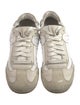 Loewe Leather Colorblock Pattern Sneakers