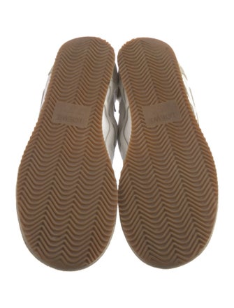 Loewe Leather Colorblock Pattern Sneakers