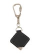 Loewe Silver-Tone Leather Charm Keychain