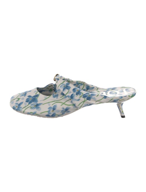 Loewe Floral Print Mules