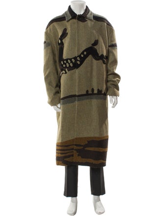 Loewe Deer Wool Peacoat