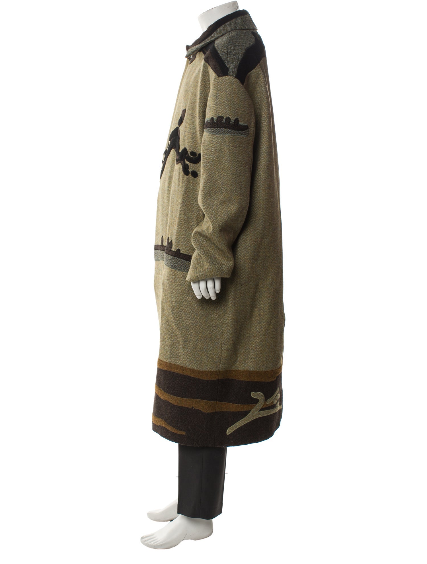 Loewe Deer Wool Peacoat