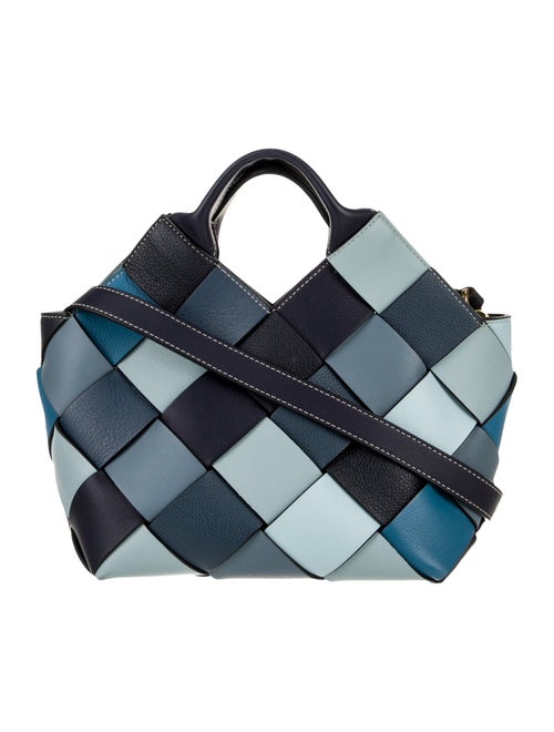 Loewe Leather Woven Basket