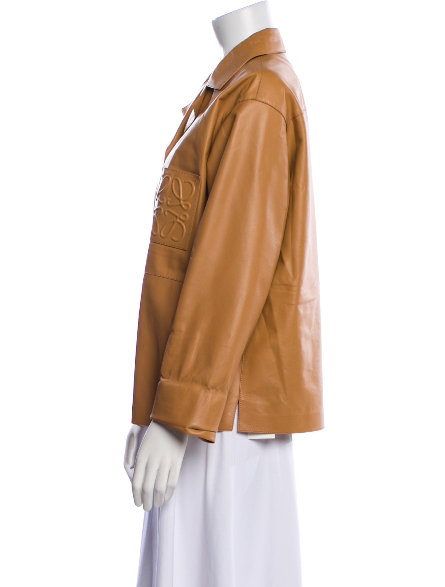 Loewe Anagram Leather Jacket