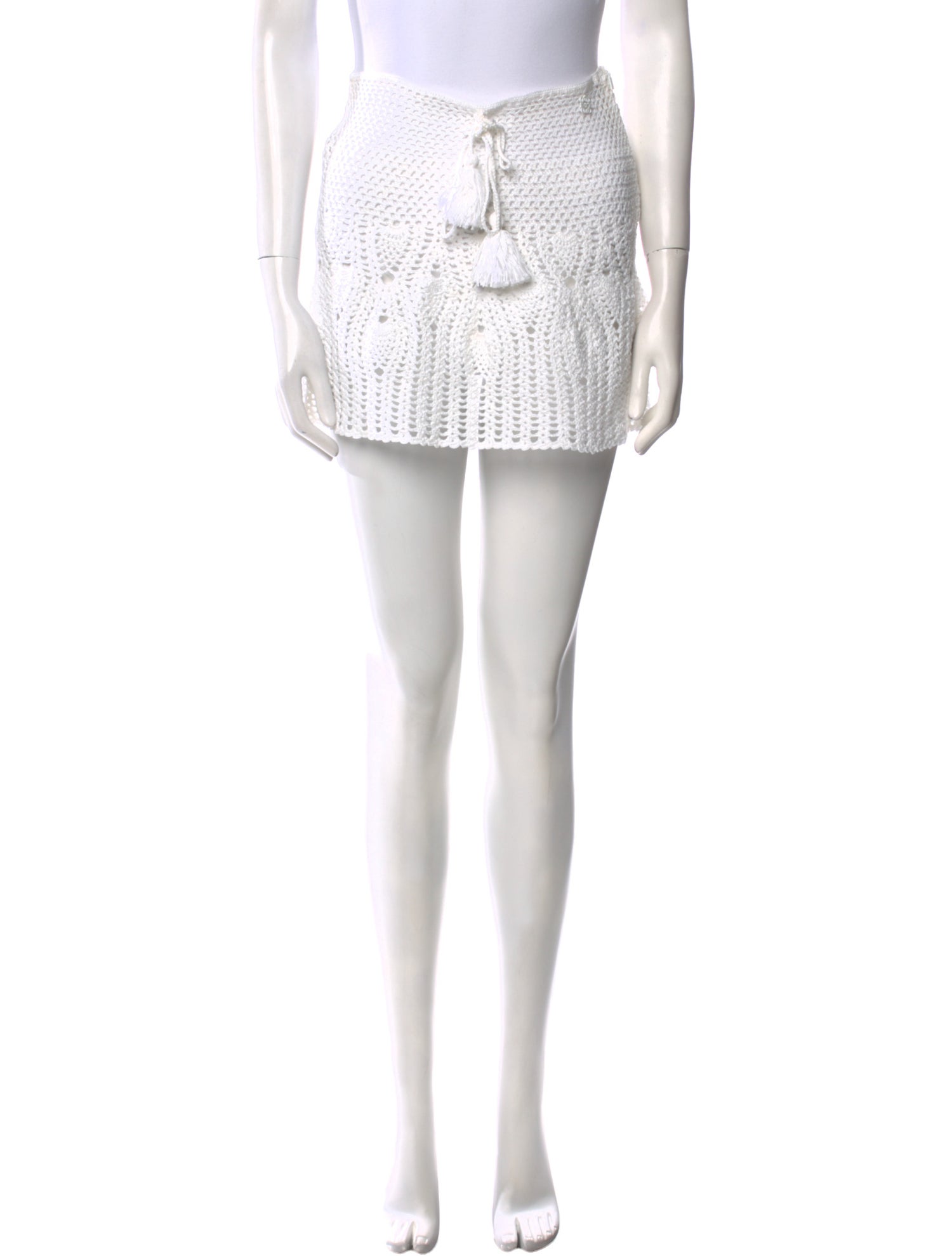 Loewe Paula's Ibiza Tassel Accents Mini Skirt