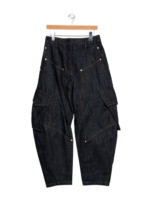 Loewe High-Rise Straight Leg Jeans