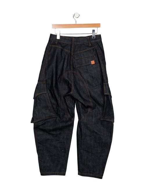 Loewe High-Rise Straight Leg Jeans