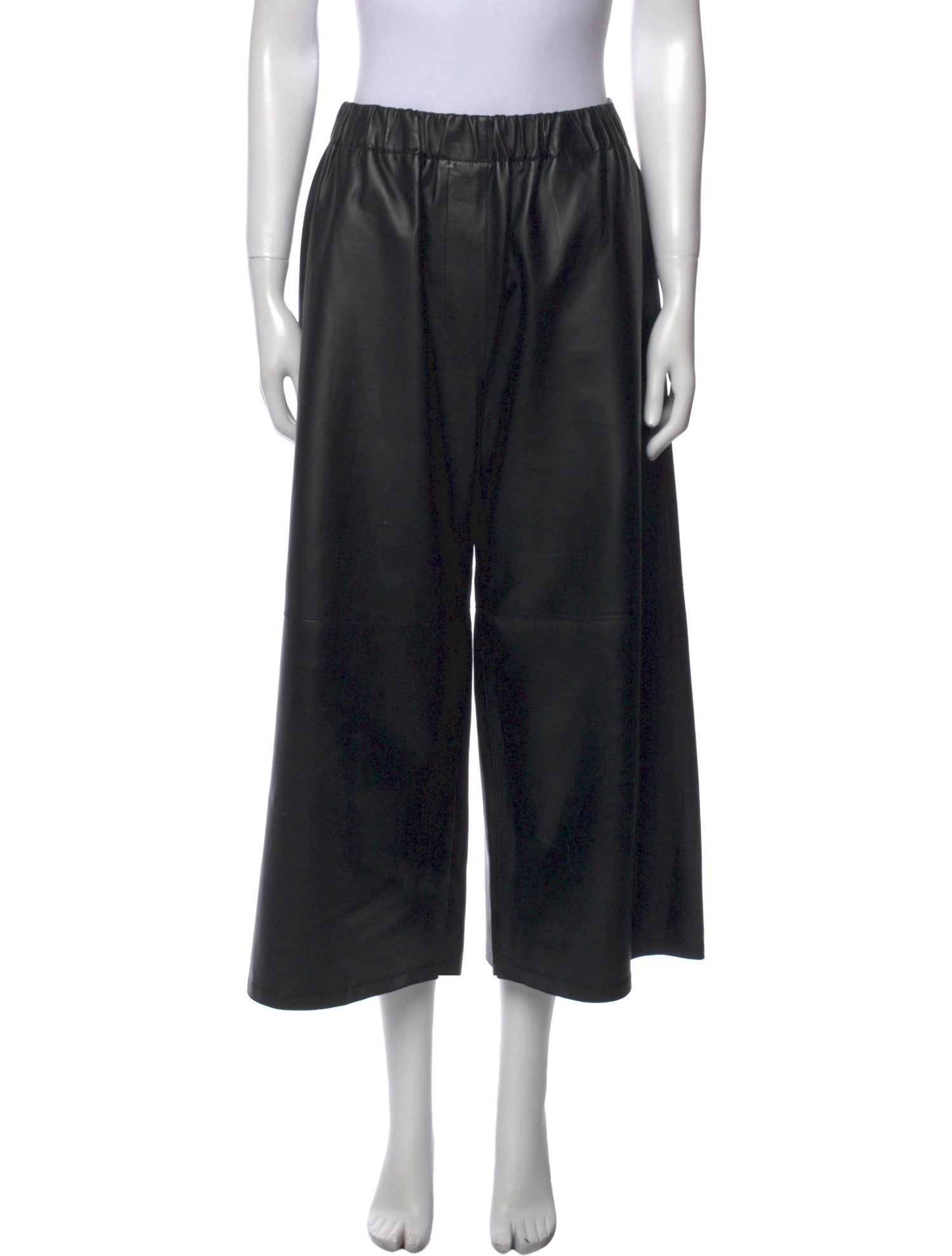 Loewe Leather Wide Leg Pants
