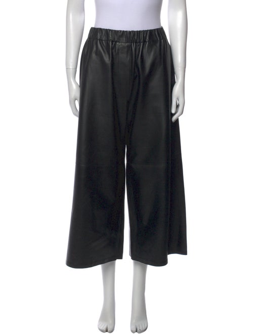 Loewe Leather Wide Leg Pants