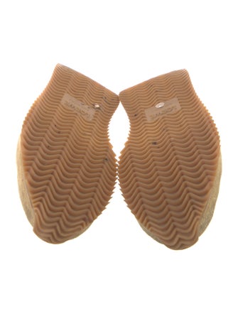 Loewe Suede Colorblock Pattern Sneakers