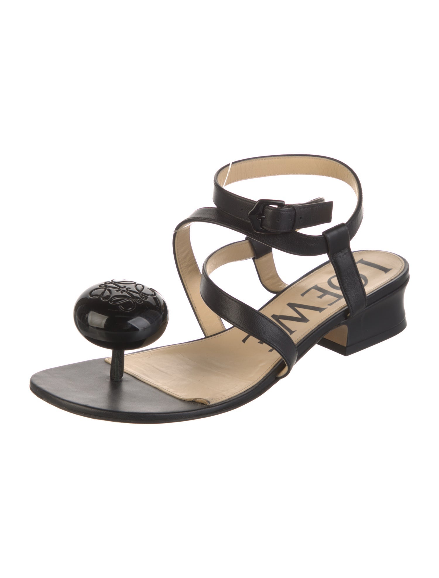 Loewe Leather Slides