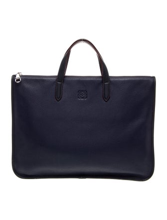 Loewe Leather Top Handle Bag