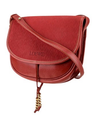 Loewe Leather Velasquez Flap Crossbody