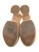 Loewe Straw Leather Trim Embellishment Slides