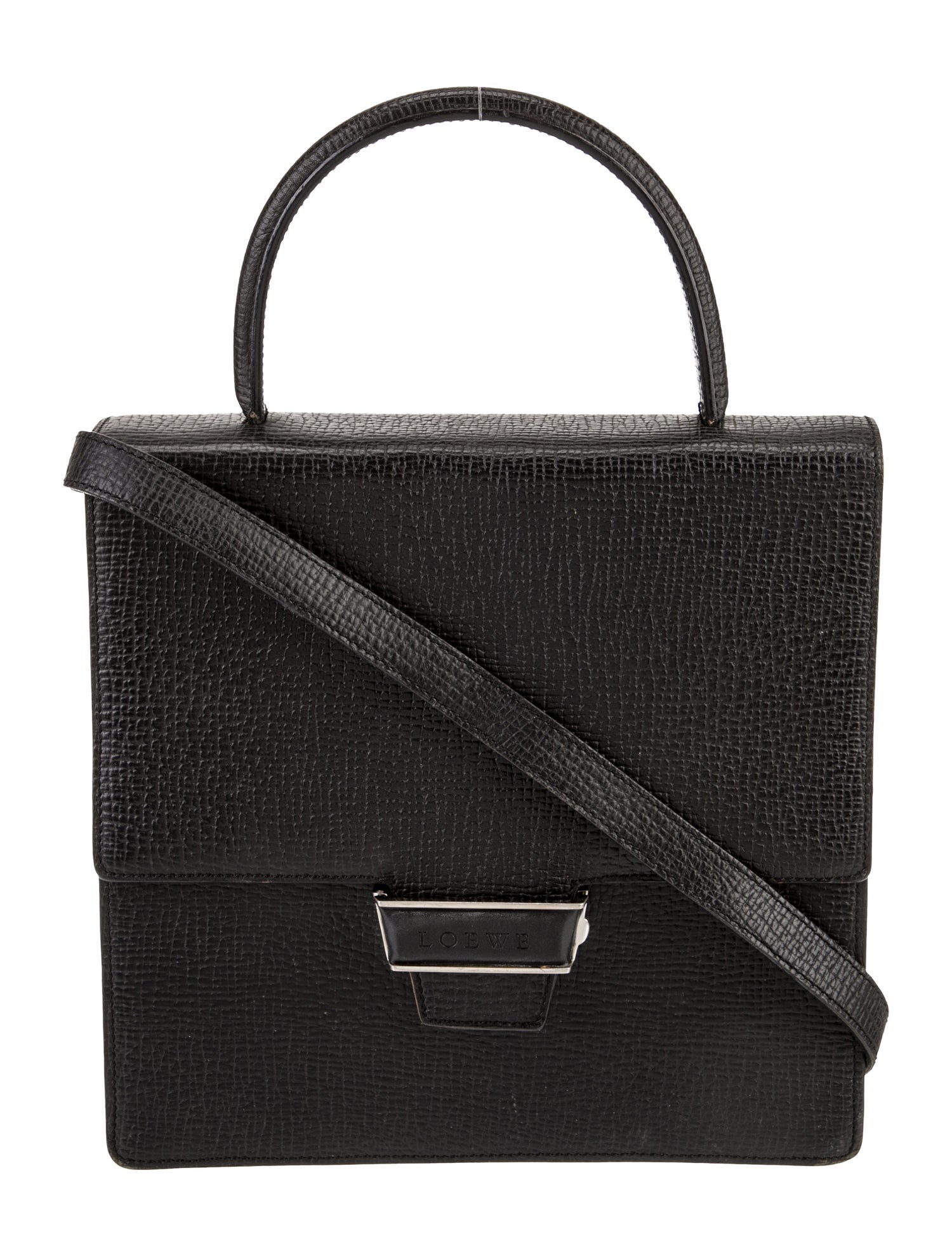 Loewe Leather Top Handle Bag Vintage