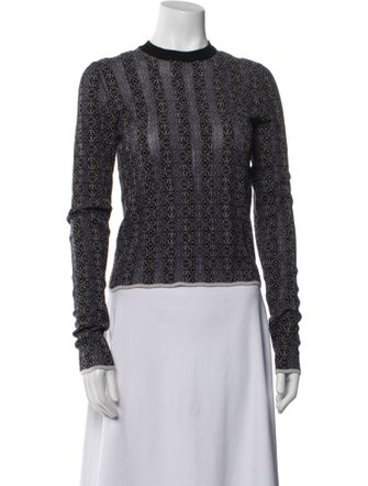 Loewe Monogram Anagram Striped Sweater