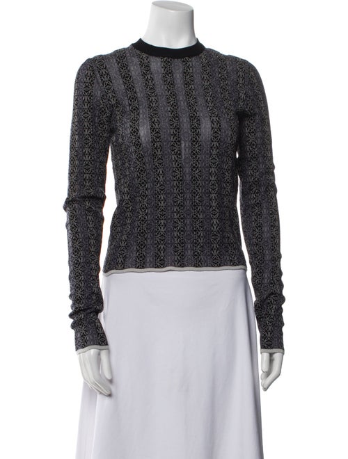 Loewe Monogram Anagram Striped Sweater