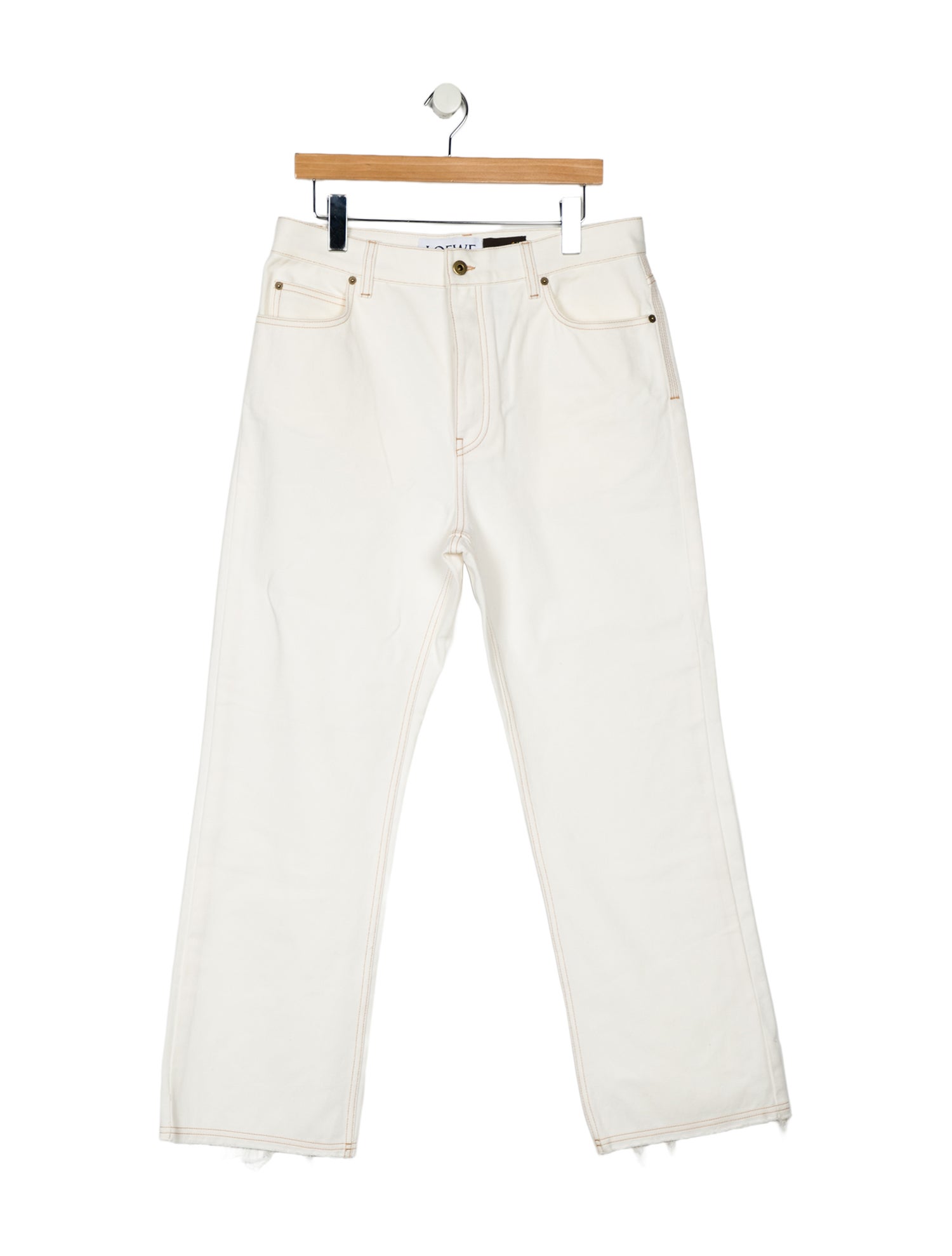 Loewe Paula's Ibiza Signature Logo Straight-Leg Jeans