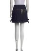 Loewe Denim Anagram Mini Skirt