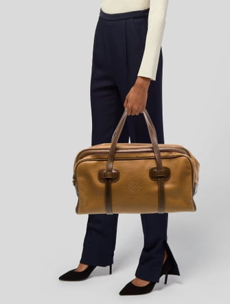 Loewe Leather Weekender Bag