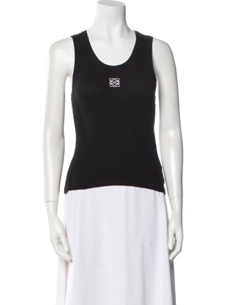 Loewe Scoop Neck Sleeveless Top