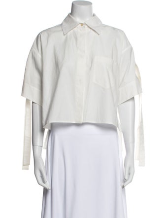 Loewe Short Sleeve Crop Top
