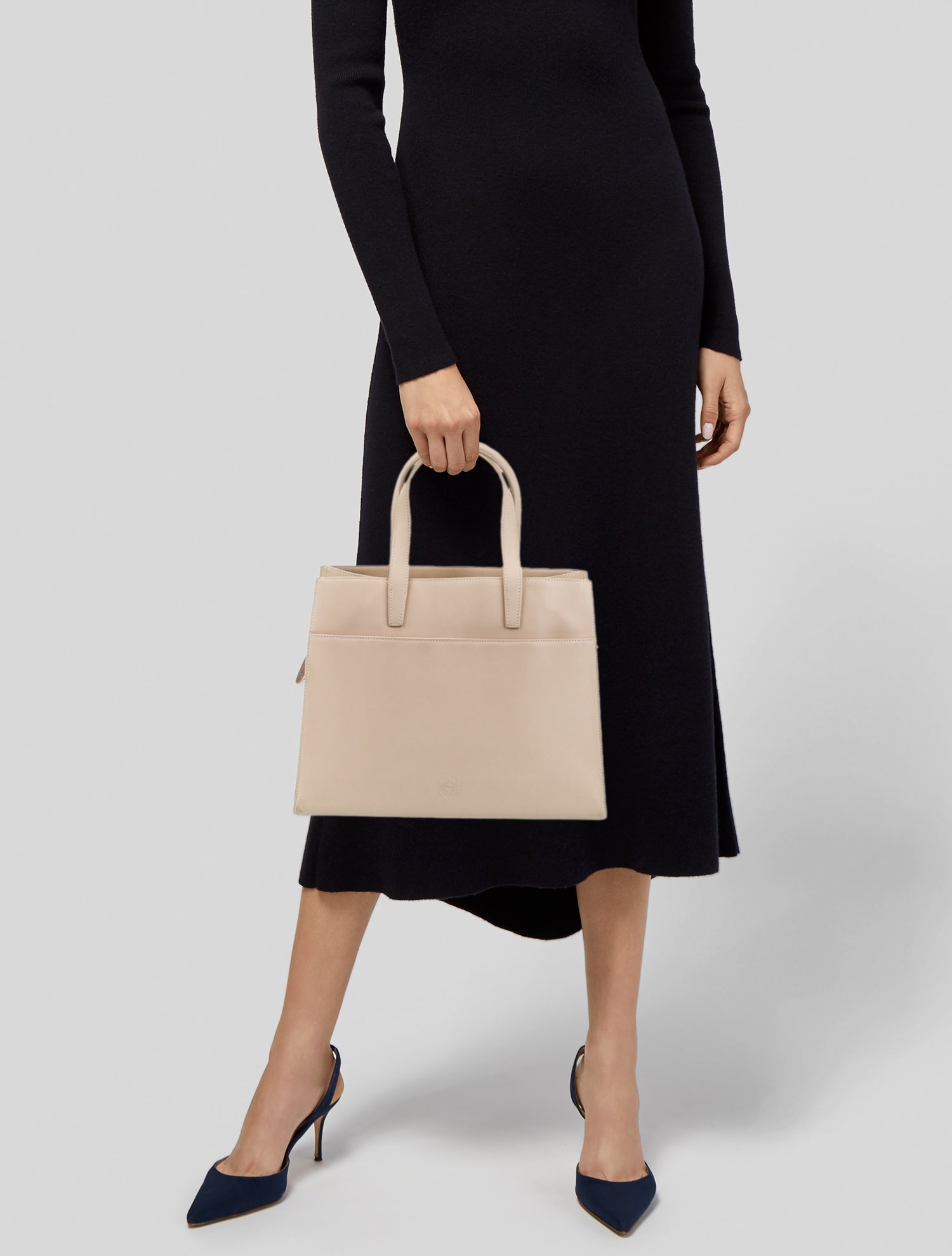 Loewe Leather Top Handle Bag