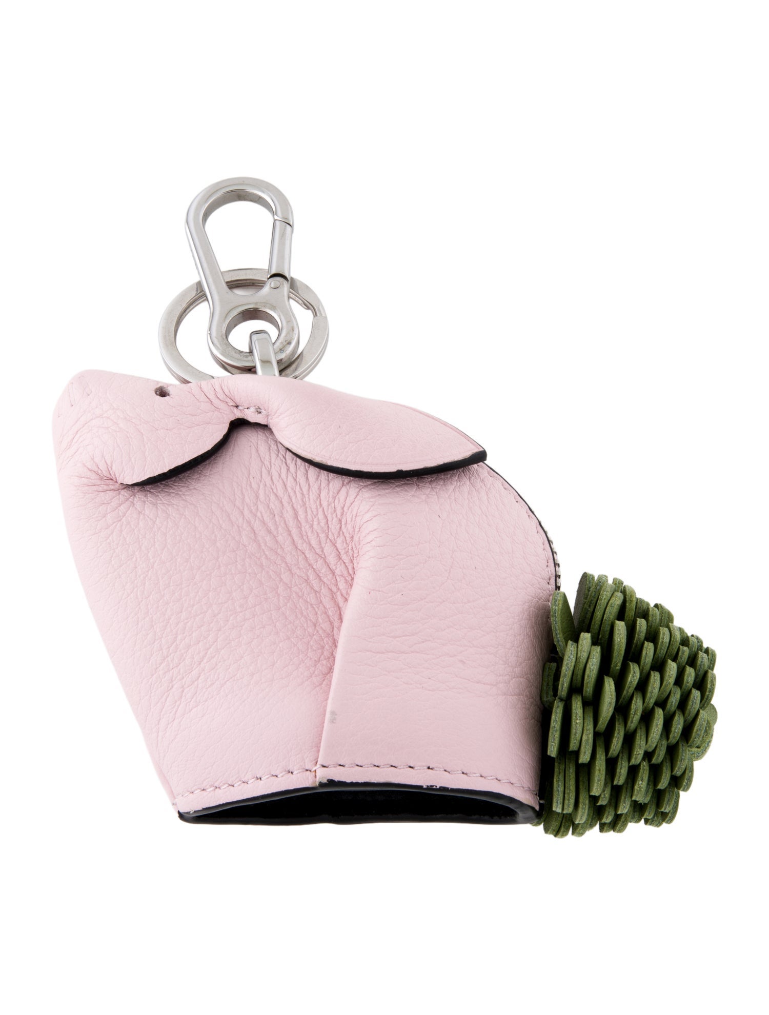 Loewe Pink Leather Keychain