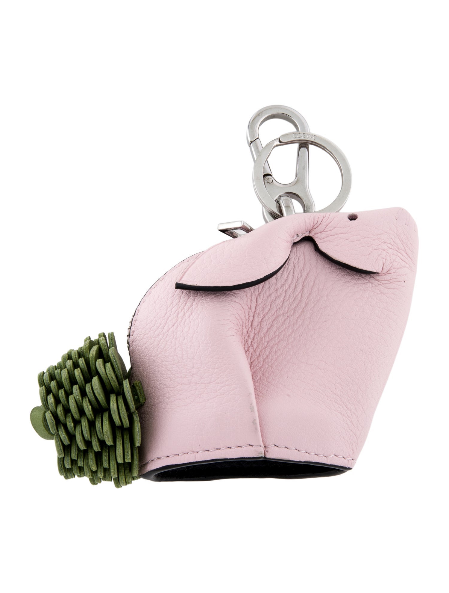 Loewe Pink Leather Keychain