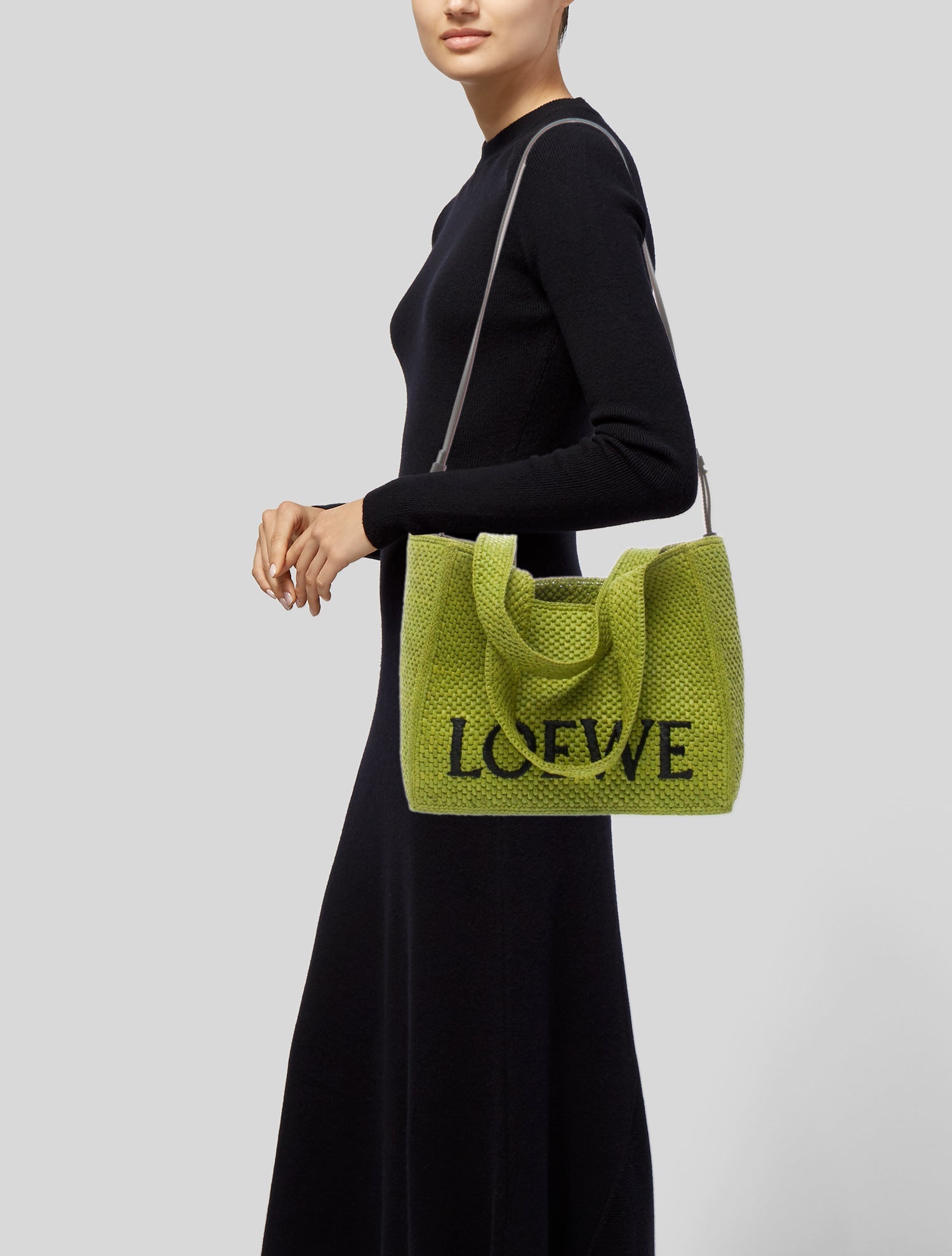 Loewe Raffia Tote